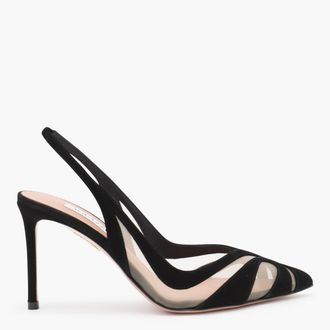 Aquazzura With Heel Blacks And Greys-Donna