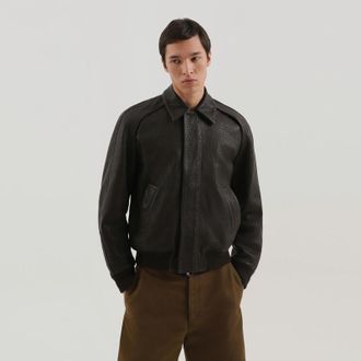 1989 STUDIO Brown leather jacket