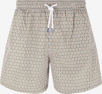 Fedeli Badeshorts mit Print Madeira