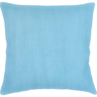 Anaya with Love So Soft Linen Euro Pillow with Down Alternative Insert in Surf at Nordstrom, Size 26X26