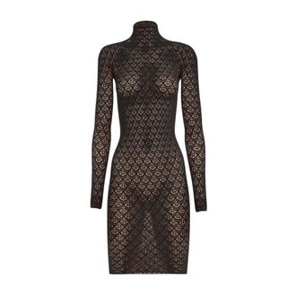 Wolford Short Dresses, female, Black, Size: L Wolford Dresses Black