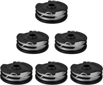 OEM Bobinas De Hilo De Repuesto - Bobinas De Hilo De Nailon - Mantenimiento De Desbrozadoras - Juego De 6 Piezas - 10 M 1,6 Mm