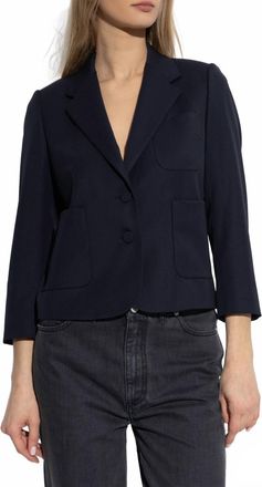 Dries Van Noten Bamis Jacket In Navy