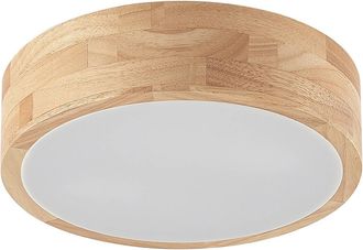 Lindby L&aacute;mpara De Techo tanju En Marr&oacute;n Madera - Lindby