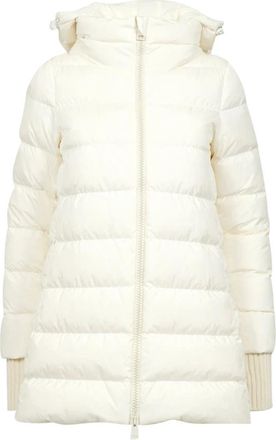 Herno Coats - Dames - Gewatteerde jassen - Beige - XL - Leer - Jassen