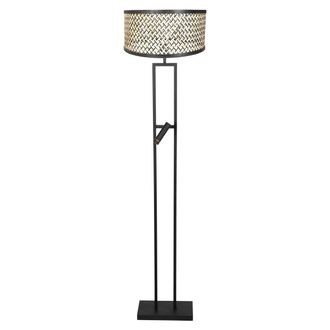 Steinhauer Steinhauer - L&aacute;mpara De Pie - Stang - Negro - Bamb&uacute; Metal