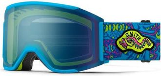 Smith Squad MAG 170mm ChromaPop Low Bridge Snow Goggles in Killer Acid Artist Series/blue at Nordstrom