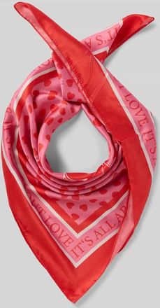 Milano Milano Italy Schal mit Statement-Print in Pink, Gr&ouml;&szlig;e 1
