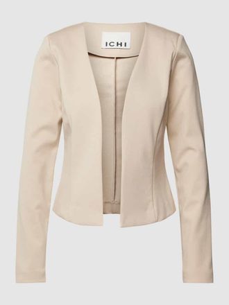 Ichi Blazer mit offener Vorderseite Modell KATE in Beige, Gr&ouml;&szlig;e L