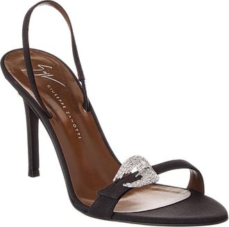Giuseppe Zanotti Clandestino 90 Canvas Slingback Sandal