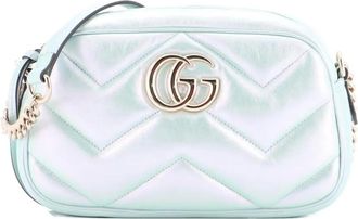 Gucci Borsa a spalla GG Marmont piccola - Verde