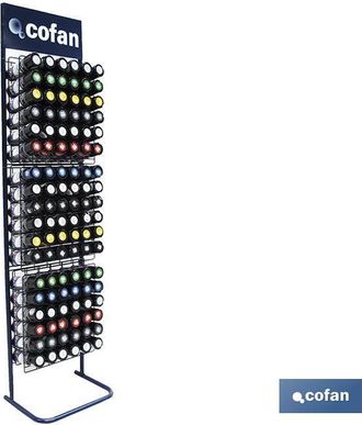 cofan Expositor Para Botes Grande 126 Und