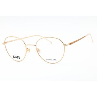 HUGO BOSS Ladies Rose Gold Tone Round Eyeglass Frames BOSS1530