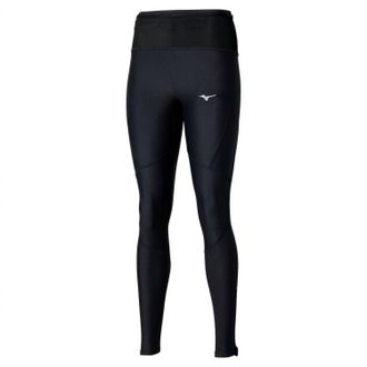 Mizuno Womens Multi Pocket Long Tight In Black
