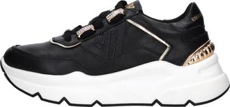 Emanuelle Vee Leren Sneakers - Dames - Sneakers - Zwart - 36 EU - Katoen - Schoenen