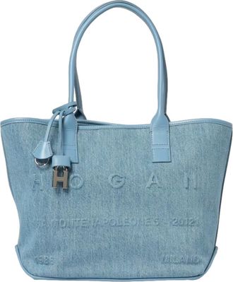 Hogan Address Small Fabric Shopping Bag