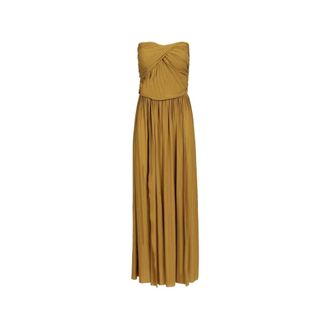 Amazu&igrave;n Maxi Dresses, female, Green, Size: ONE SIZE Tayla Ruched Maxi Skirt