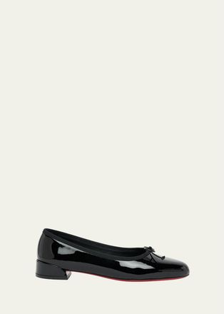 Christian Louboutin Sweetie Jane Patent Leather Ballerina Flats