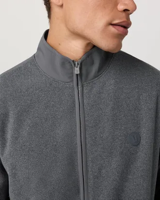 Vuori Clothing Aspen Full Zip Jacket | Heather Grey | Medium