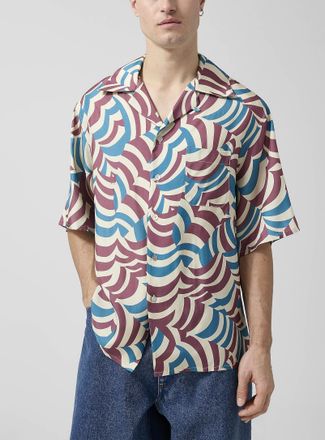 Marni Mens Colourful vibrations cabana shirt
