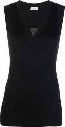 Brunello Cucinelli Cotton Tank Top