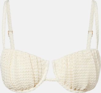 Montce Swim Simonette knitted bikini top