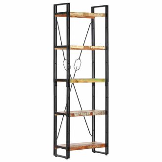 vidaXL Vidaxl - Estanter&iacute;a De 5 Niveles Madera Maciza Reciclada 60x30x180 Cm