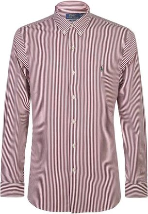 Ralph Lauren Verticale Streep Poplin Overhemd - Heren - Casual Overhemden - Veelkleurig - S - Katoen - Overhemden