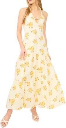 Parker Halter Maxi Dress in Pastel Yellow at Nordstrom Rack, Size X-Small