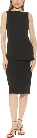 Alexia Admor Kiara Boatneck Bow Waist Sheath Dress