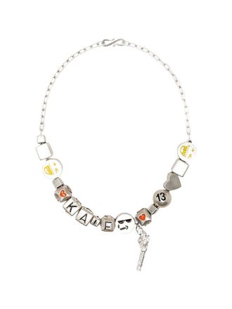 Natasha Zinko Kaif silver necklace