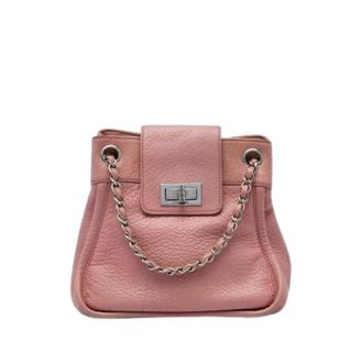 Chanel Pre-owned Shoulder Bag - Dames - Pre-owned - Roze - Maat: ONE Size Leer