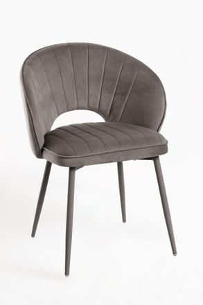 Regalos Miguel Sillas Comedor - Silla Milbur Terciopelo - Gris