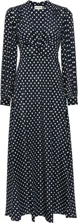 Rixo Emory polka dot maxi dress - women - Silk - 10 - Blue