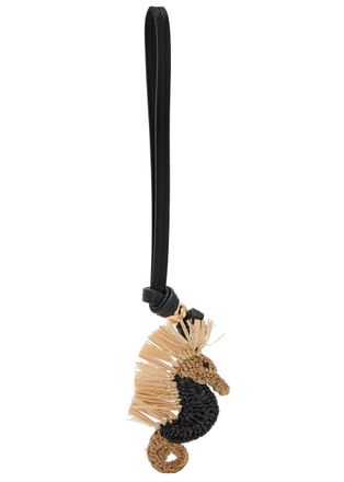 Zimmermann Seahorse Raffia bag Charm - Multicoloured 1 - One Size