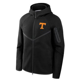 Nike Tennessee Tech Fleece Windrunner Nike Mens College Full-Zip Hooded Jacket in Black | 05L4912ZUTN-6DU