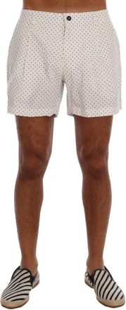 Dolce & Gabbana Witte Polyester Korte en Mini Shorts