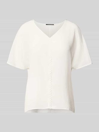 Luisa Cerano Luisa Cerano Blusenshirt mit V-Ausschnitt in Offwhite, Gr&ouml;&szlig;e 34