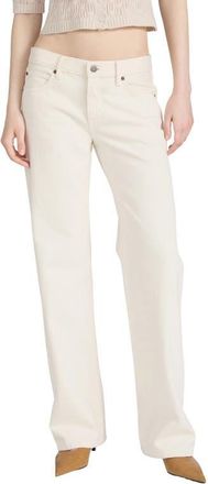 Frame Denim The Saturday Low Rise Relaxed Straight Leg Jeans in Shell at Nordstrom, Size 31