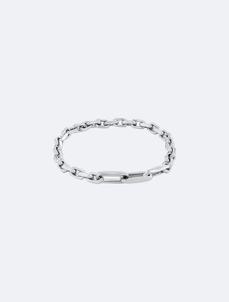 Calvin Klein Mens Linked Bracelet - Metallic - OS