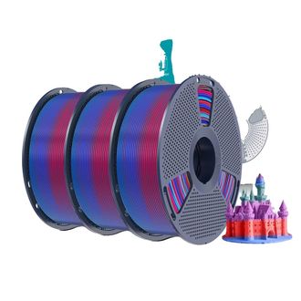 OEM Filamento Per Stampante 3d, Sfumatura Multicolore, Atossico E Biodegradabile, Rainbow Pla 02