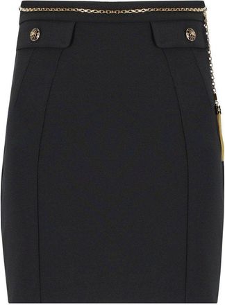 Elisabetta Franchi GONNA MINI NERA ELISABETTA FRANCHI