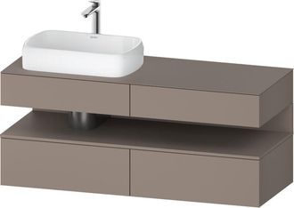 Duravit Qatego Consola Mueble Bajo Lavabo, 2 Extensiones, 2 - Duravit