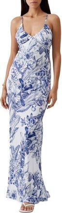 Melissa Odabash Floral Cover-Up Maxi Dress in Paloma at Nordstrom, Size X-Small