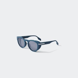 Canada Goose Salar Sunglasses (Men, Matte Blue/Grey Flash, ONESIZE)