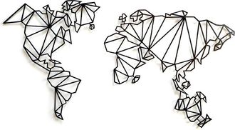 OEM Mapa Geogr&aacute;fico Mundial Decorativo Decorizzly