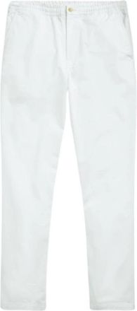 Polo Ralph Lauren Elastische Prepster Broek met Tailleband - Heren - Slim Fit Broeken - Wit - L - Katoen - Broeken