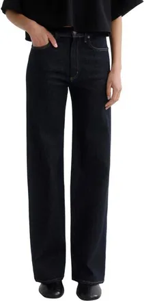 A Gold E Harper High Waist Straight Leg Jeans in Rinse (Rinse Ind) at Nordstrom, Size 30