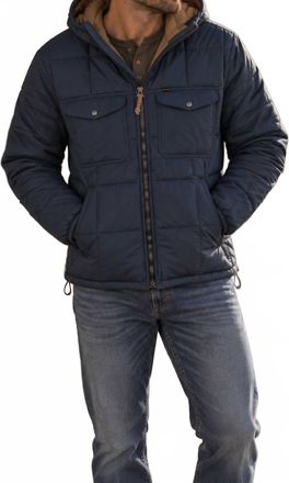 Filson Pateros Down Jacket In Sea Storm Blue