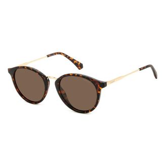 Polaroid Unisex Brown Resin Sunglasses - One Size